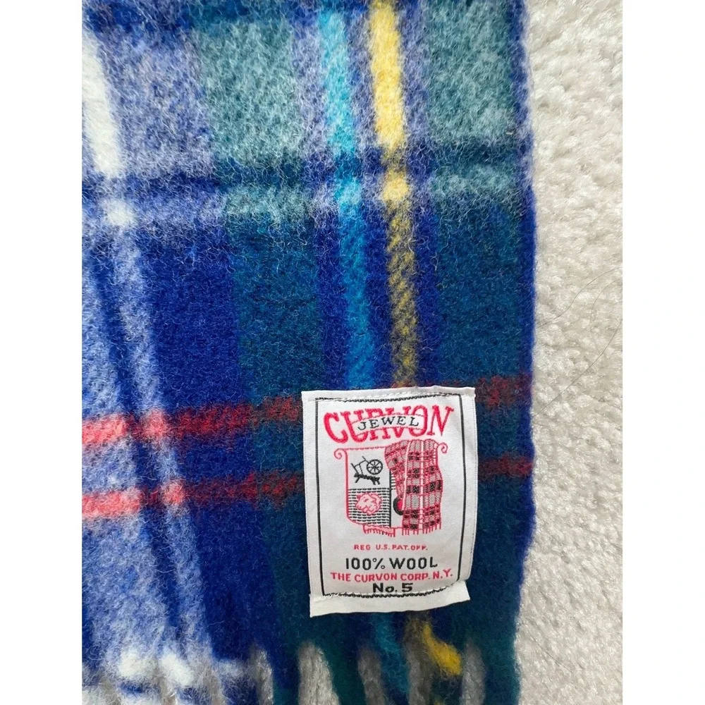 VNTAGE CURVON JEWEL 100% WOOL STADIUM/ LAP BLANKET No. 5 48